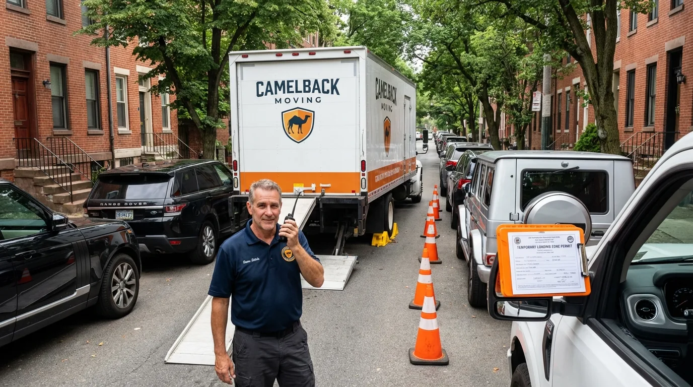 City street loading permit setup in West Haverstraw, NY